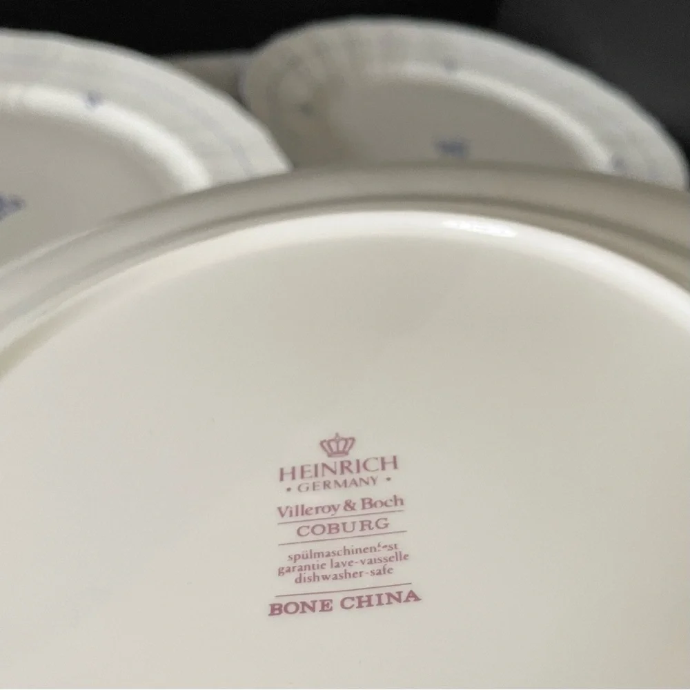 SET of 6 Dinner Plates - Coburg - Heinrich Villeroy & Boch